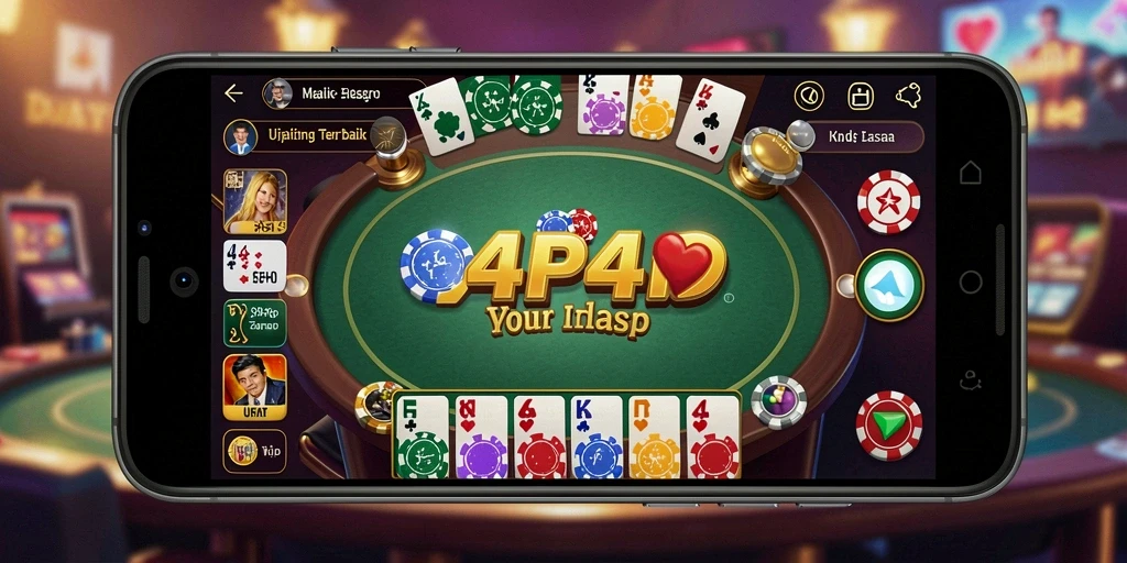 Tampilan gameplay menarik di 4P4P dengan berbagai pilihan permainan Kasino.