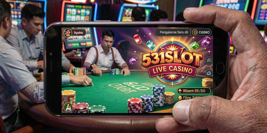 Gameplay Live Casino yang seru dan menegangkan di 531SLOT.