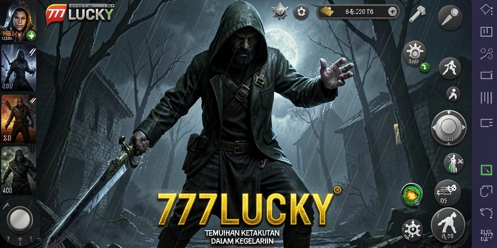 Tampilan gameplay mencekam dengan atmosfer Horror yang mendalam.