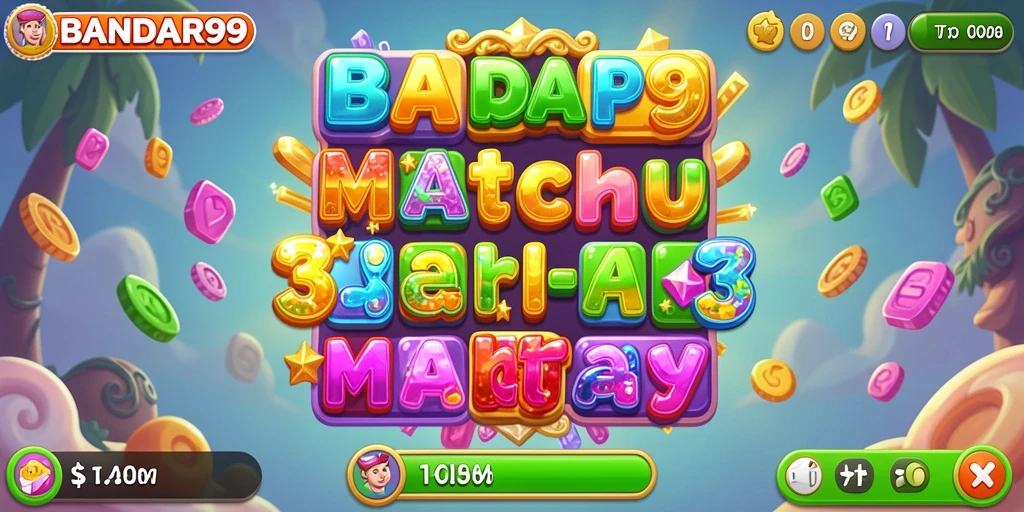 Tangkapan layar gameplay BANDAR99 yang menampilkan keseruan Match-3.