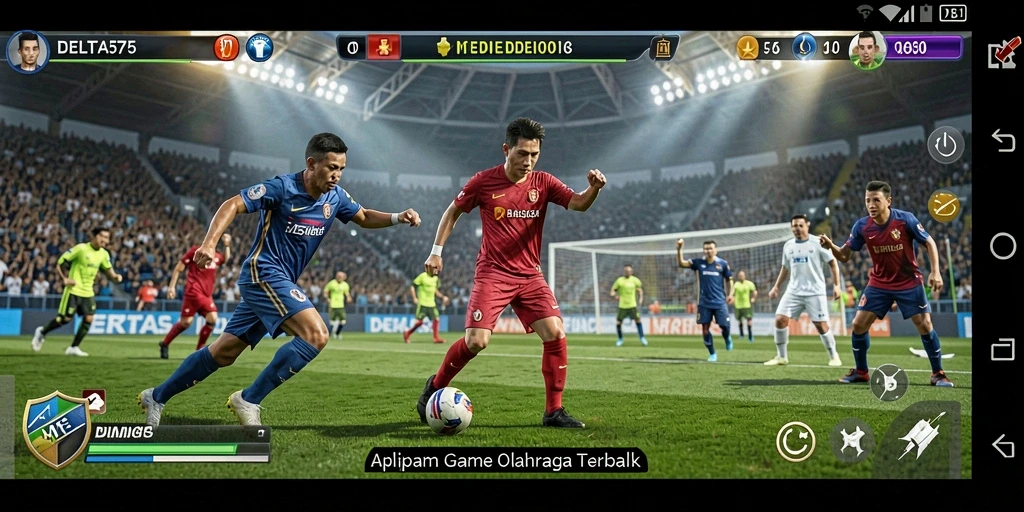 Tampilan gameplay seru delapan karakter dalam DELTA575.