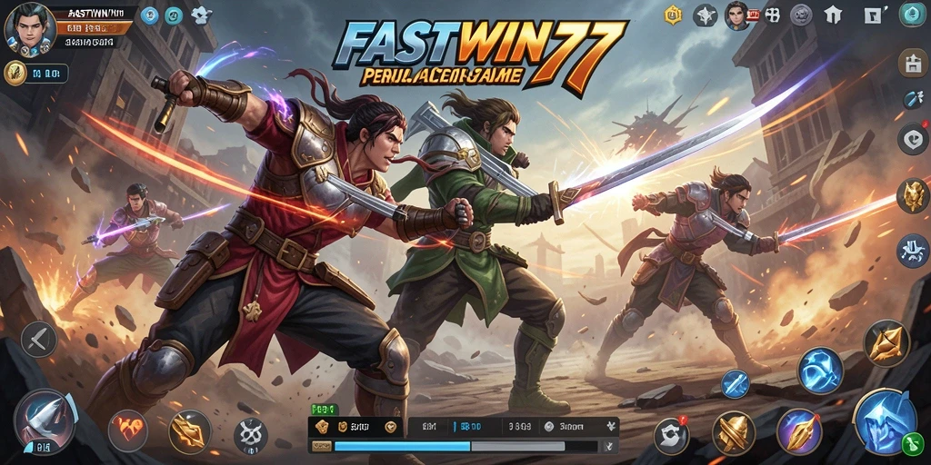 Screenshot FASTWIN77 menampilkan aksi pertarungan yang mendebarkan.