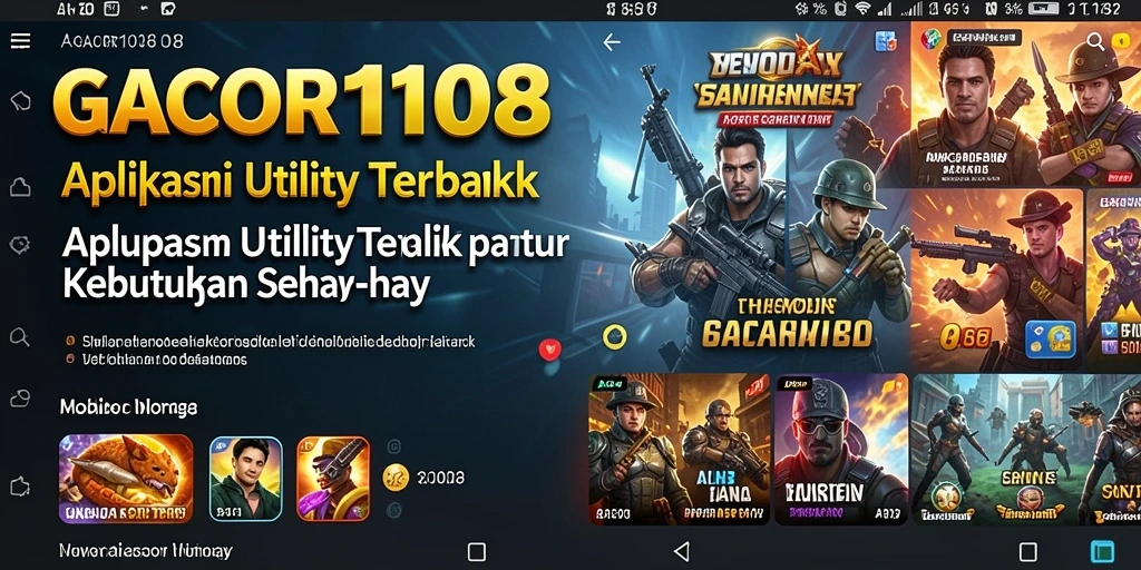Tampilan antarmuka GACOR108 yang menarik dan fungsional.