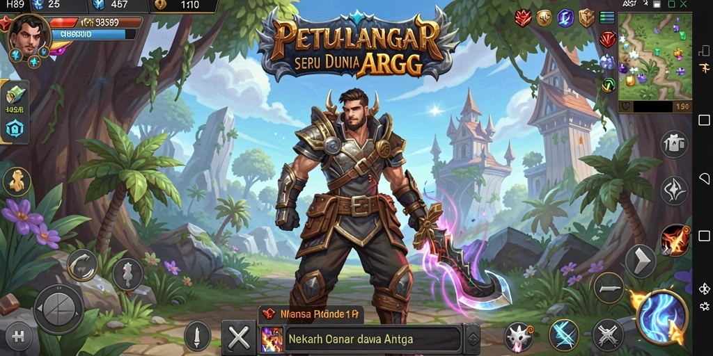Tangkapan layar H89 yang menunjukkan aksi seru dalam gameplay ARPG.