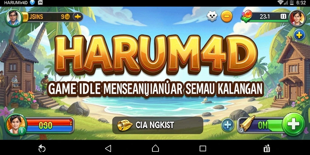 Tangkapan layar gameplay <strong>HARUM4D</strong> yang menampilkan karakter karismatik dalam aksi.