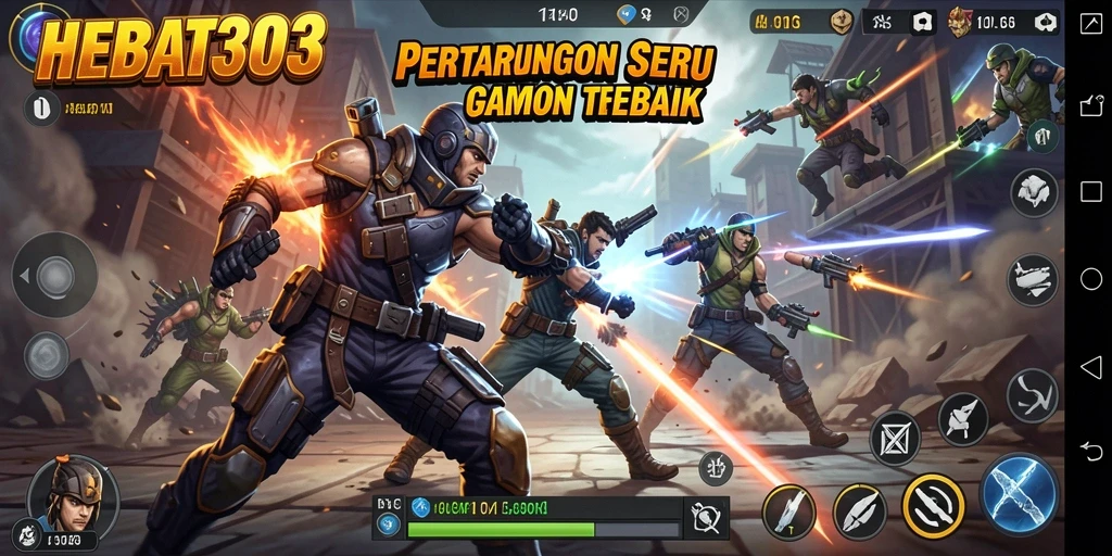 Tampilan gameplay HEBAT303 dengan aksi seru dan grafis menakjubkan.