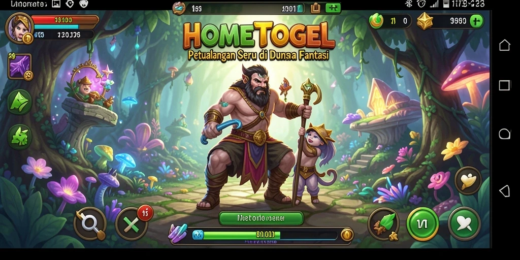 Tampilan gameplay HOMETOGEL yang menarik dan seru.