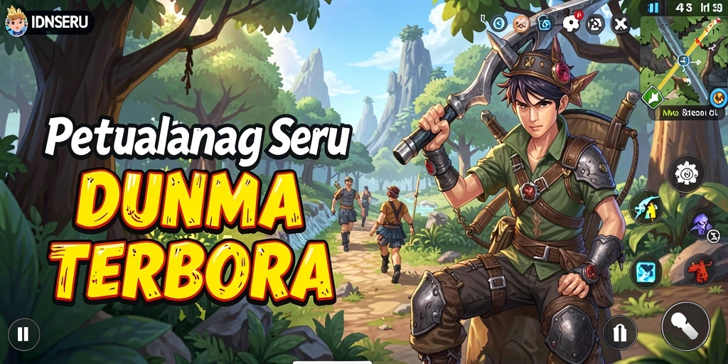 Tampilan gameplay seru di dunia terbuka IDNSERU.