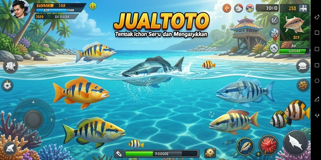 Screenshot gameplay JUALTOTO yang seru dan menantang.