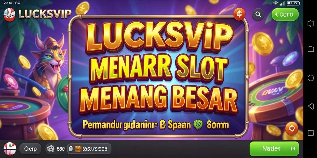 Tampilan menarik dari gameplay LUCKSVIP slot dengan grafis yang memukau.