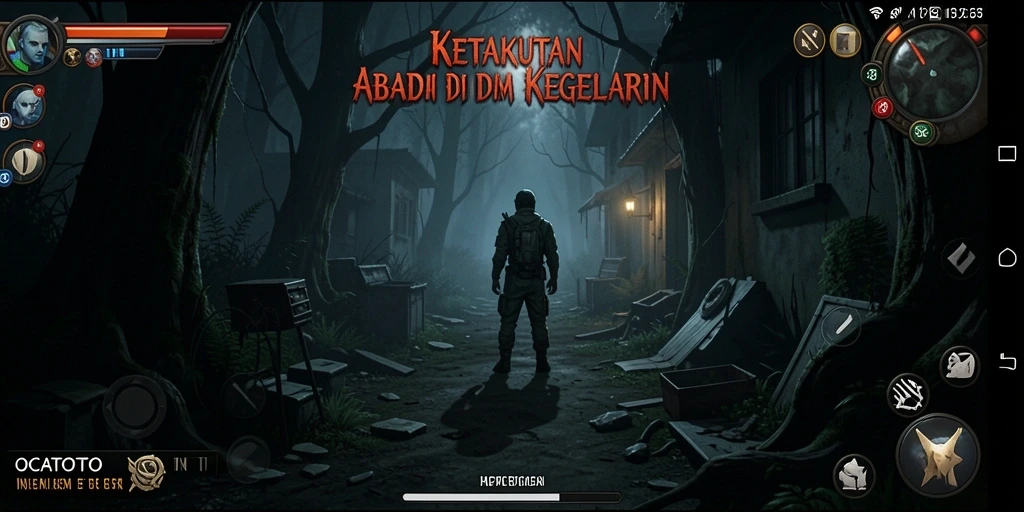 Tampilan gameplay OCATOTO yang menyeramkan dan penuh ketegangan.