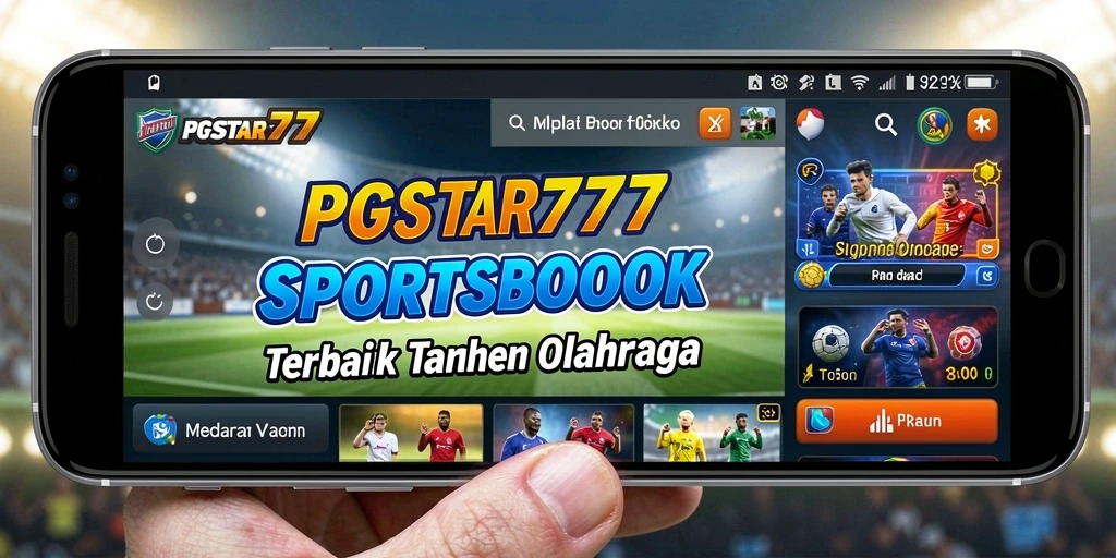 Screenshot PGSTAR777 menunjukkan antarmuka taruhan olahraga yang intuitif.