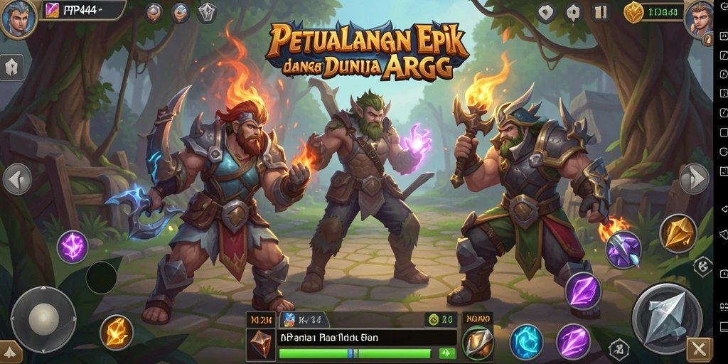 Tangkapan layar gameplay <strong>PP444</strong> yang menampilkan aksi bertarung yang mendebarkan.