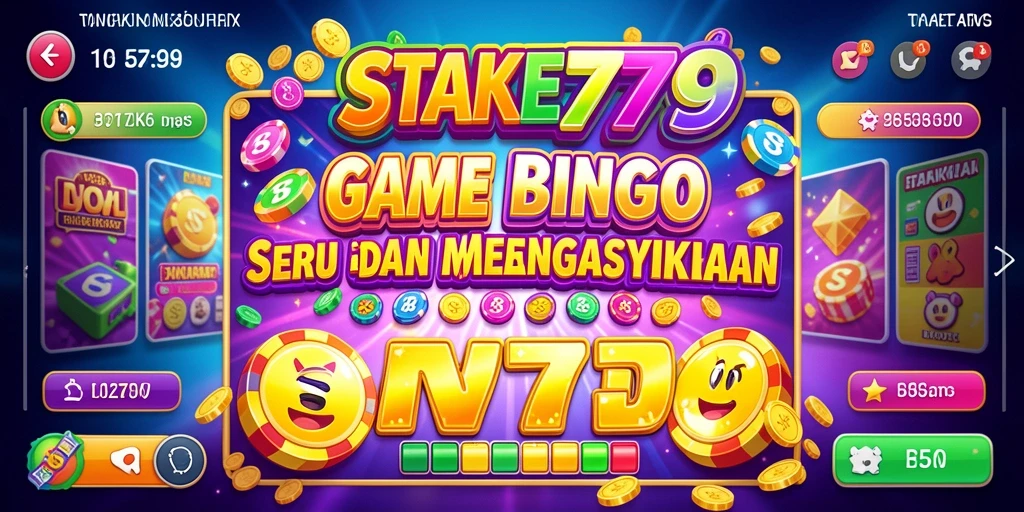 Tampilan gameplay bingo yang menarik dan mengasyikkan di STAKE779.