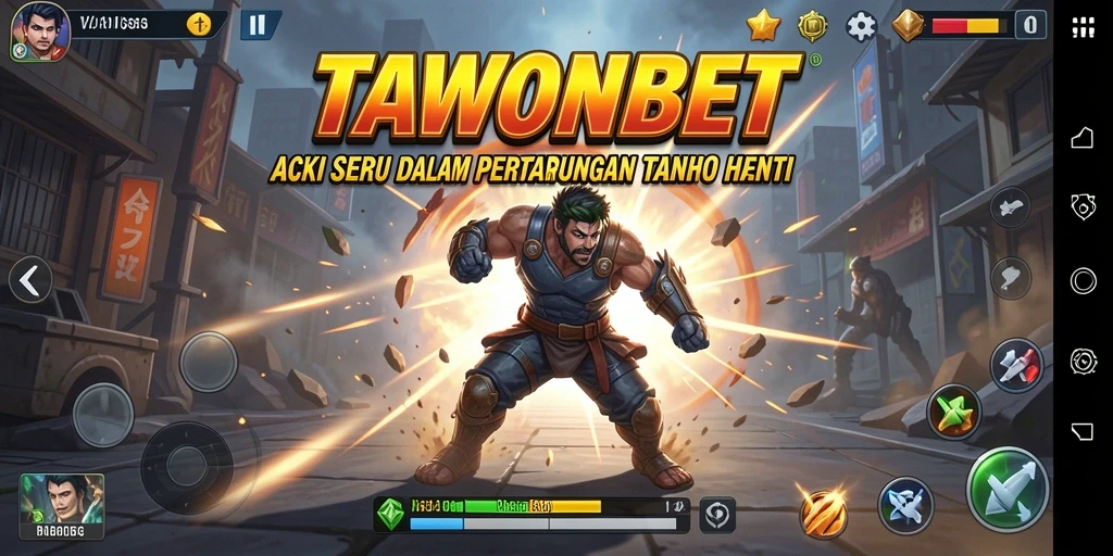 Gameplay TAWONBET yang intens dan mendebarkan dalam aksi.