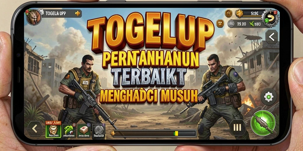 Tangkapan layar gameplay menara pertahanan TOGELUP yang menarik.