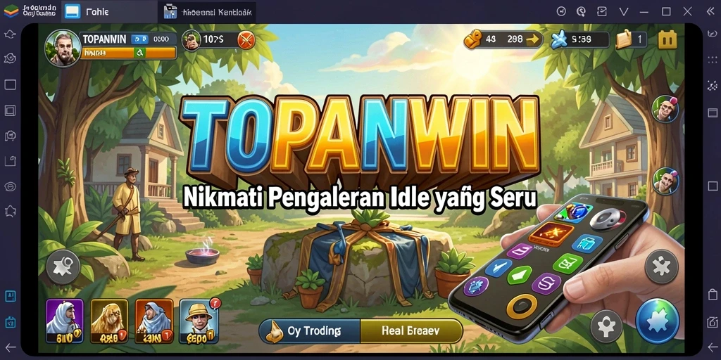 Tangkapan layar permainan TOPANWIN menunjukkan gameplay Idle yang menawan.