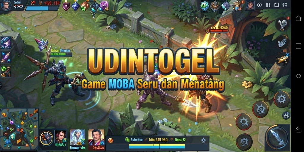 Gameplay seru dan dinamis di UDINTOGEL.