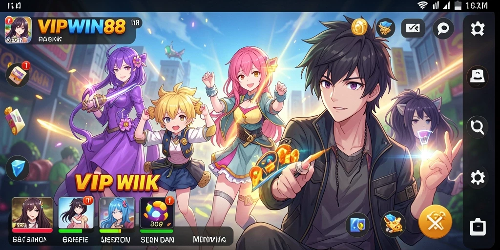 Tampilan gameplay <strong>VIPWIN88</strong> yang menarik dan dinamis.
