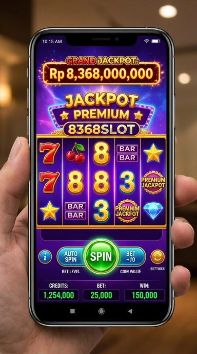 Tampilan antarmuka pengguna 8368slot yang menarik.